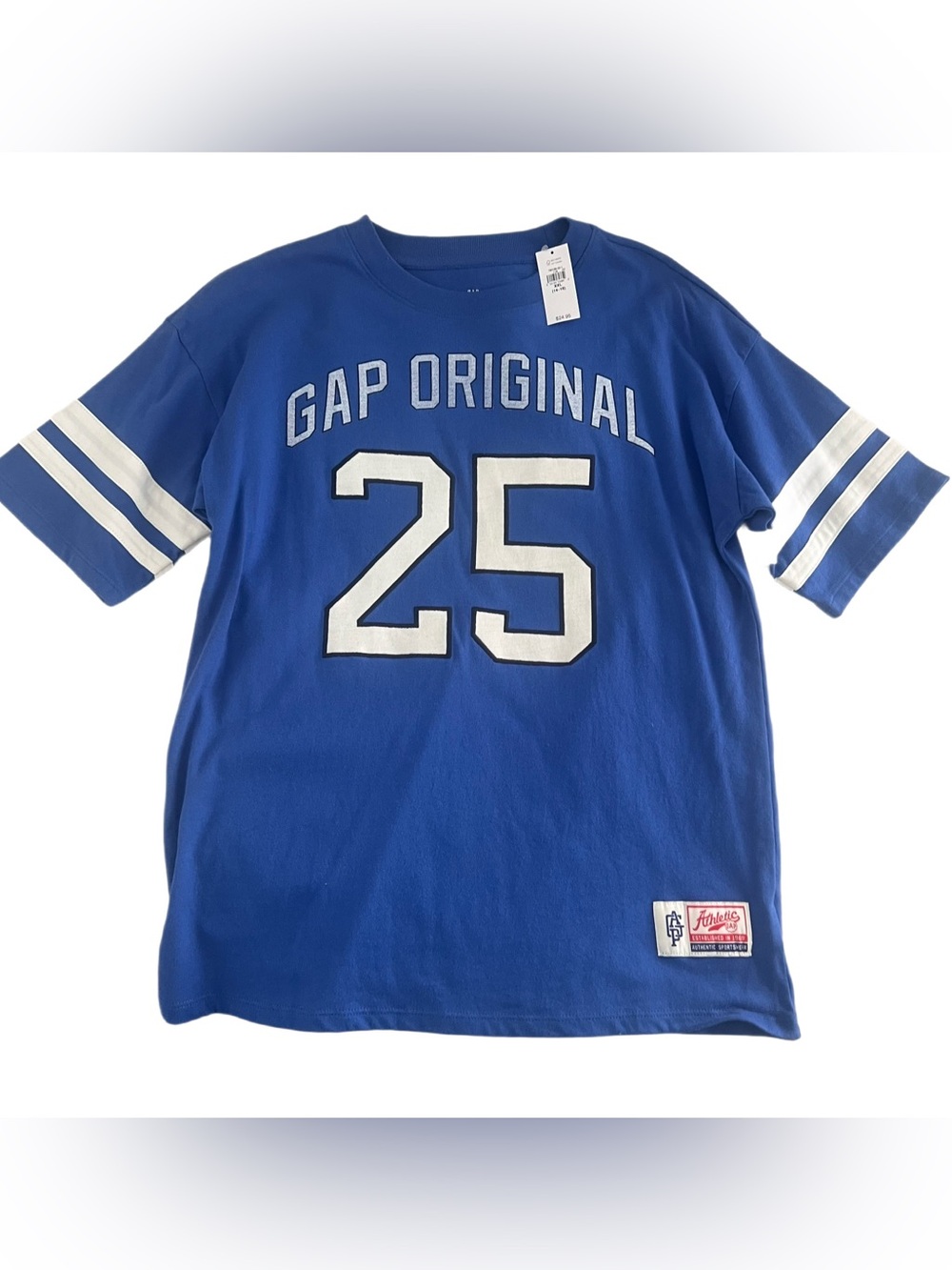 GAP Blue '25' Varsity Graphic Tee for Size 14-16
